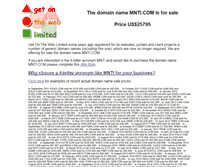 Tablet Screenshot of mnti.com